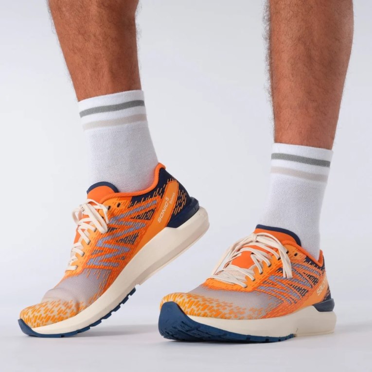 Salomon Sonic 5 Balance Men's Running Shoes Orange | CA 41X89